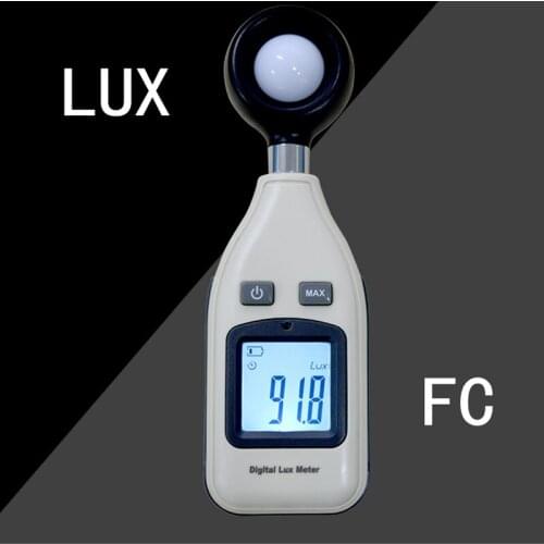 Digital Light Lux Meter, Range: 0-200,000 Lux 0~18,500Fc GM1010 Digital Lux Illuminance meter