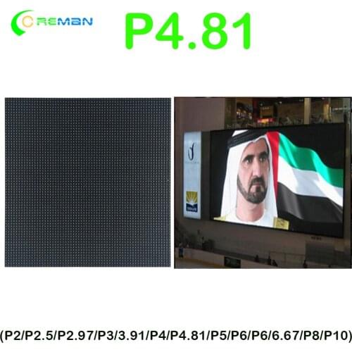 ICN2037 ICN2038S 2153 SMD16126 led display module p2.5 p3 p4.81 Modul Matrix Led-Display-Module 250X250mm p3.91