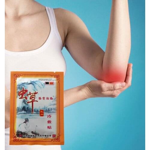 Chinese Medicines Cordyceps Pain Relief Patch Active Meridians Paste Rheumatoid Arthritis Lumbar Cervical Spondylosis Plaster Wh