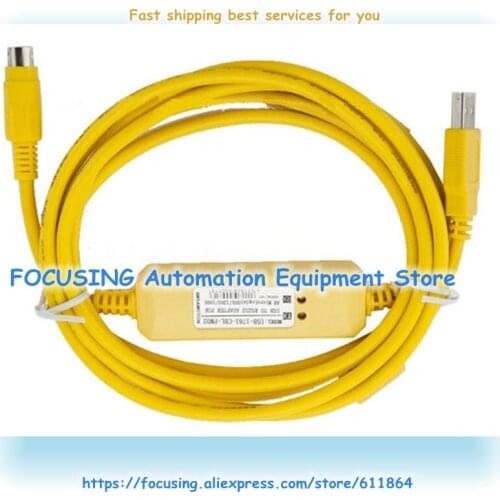 New USB PLC Programming Cable For 1000 1200 1500 USB 1761-CBL-PM02 Win7