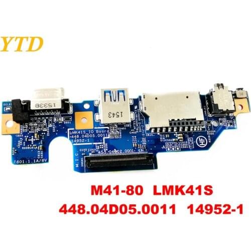 Original for Lenovo M41-80 USB board Audio board M41-80 LMK41S 448.04D05.0011 14952-1 tested good free shipping