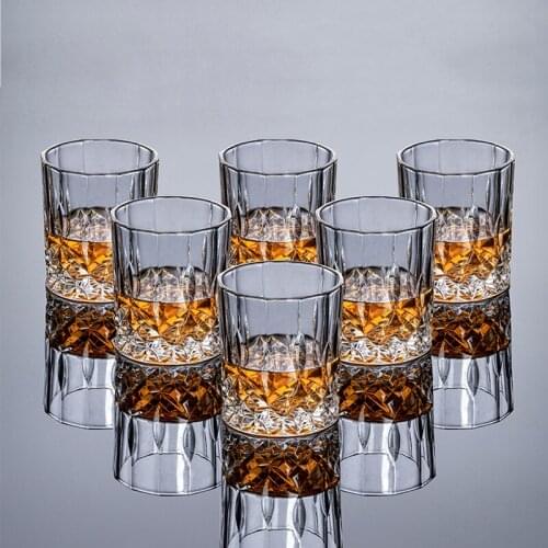 Crystal Wine Glasses Set Whiskey Luxury European Style Drinking Game Brandy Glasses Set Liquor Carafe En Verre Bar Tools DG50BS