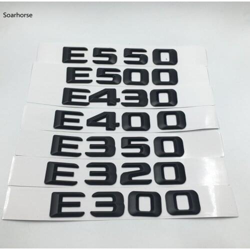 Soarhorse For Mercedes Benz W212 E Class E180 E200 E220 E230 E240 E250 E260 E280 Emblems Badges Alphabet Auto Stickers