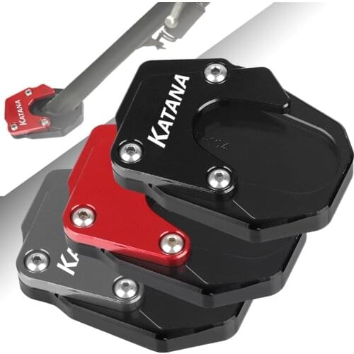 Motorcycle Foot Side Stand Pad Plate Kickstand Enlarger Support Extension For SUZUKI GSX-S1000 Katana 2019-2021 GSX S GSXS 1000