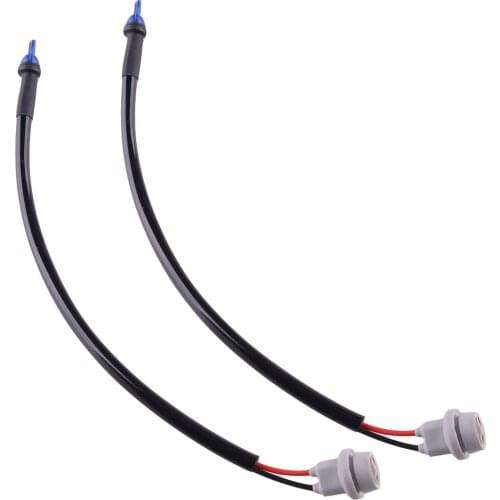 Universal 2Pcs T10 Extension Wiring Harness Adapter Sockets 30 cm For Car Auto 168 175 194 W5W 2825 921 Working Light Bulbs