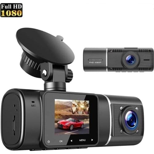 1080P Dash Cam Dual Lens Car Mirror DVR Front Inside Vehicle Camera Auto Video Recorder Dashcam Registrator 24h Parking Monitor