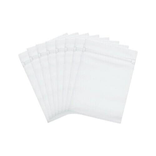 Reclosable Self Sealing CPE Bag Semi Transparent Bags 50pcs 265x180mm