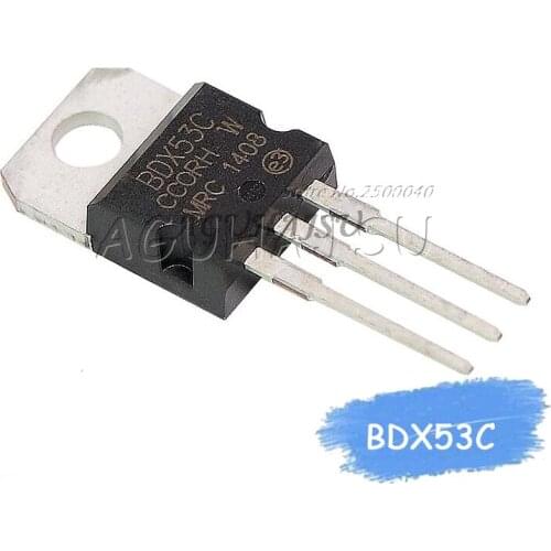 10PCS BDX53C BDX33C BDX34C BDX54C BDX53 BDX33 BDX34 BDX54 TO220 new and original