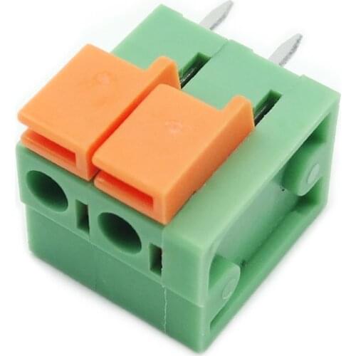 30pcs 142V-5.08mm PCB Spring Terminal Block 0.2" Pitch Wire Terminal Connector Vertical 250V10A CE Rohs UL 2P 3P Can be spliced