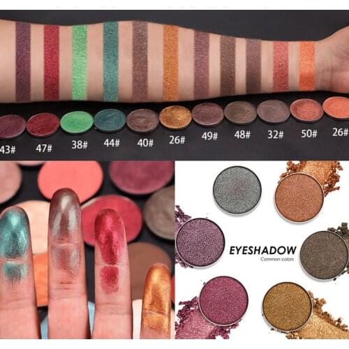 3PCS/LOT Glitter injections Pressed Glitters Single Eyeshadow Diamond Rainbow Make Up Pressed Glitters Eye shadow Magnet Palette