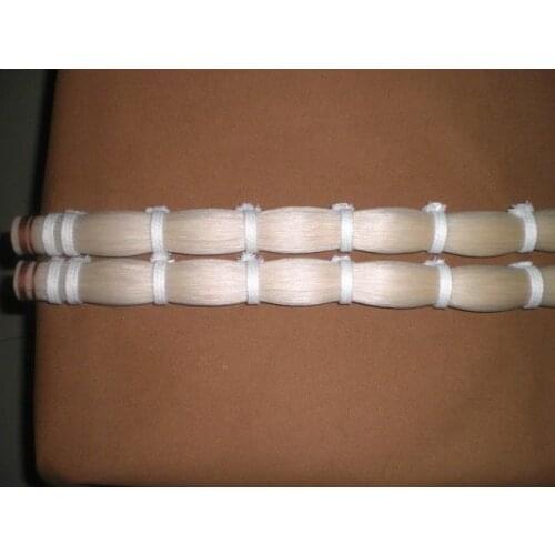 500 grams of High quality Mongolia White Horse Hair 32inches