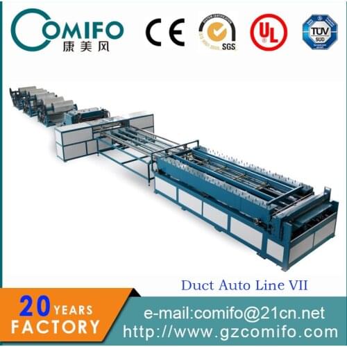 Auto duct line 7, duct machine, duct making machine