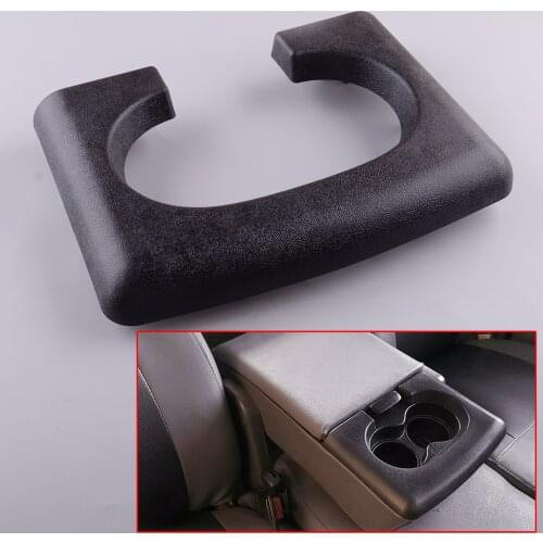 Car Center Console Cup Holder Pad in Bench Seat Black fit for Ford F150 2004 2005 2006 2007 2008 2009 2010 2011 2012 2013 2014