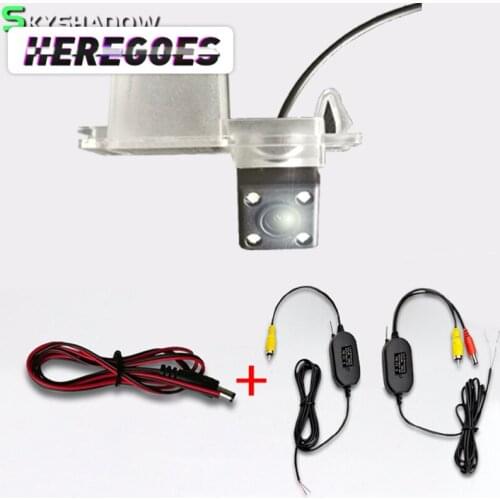 Car CCD 4LEDS Night Vision Backup Rear View Reversing Camera Waterproof Parking For Ssangyong Rexton Kyron Korando Actyon