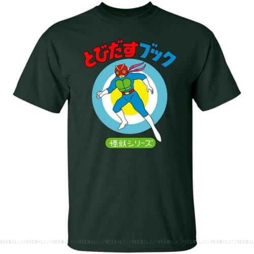 Anime Manga Tokusatsu Japanese Retro Comic Anime Superhero T-Shirt Teenage Pop Top Tee Shirt