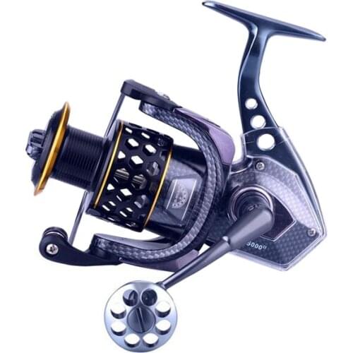 Spinning Fishing Reel 15BB + 2 Bearing Balls 1000-8000 Series Metal Coil Spinning Reel Boat Rock Fishing Wheel