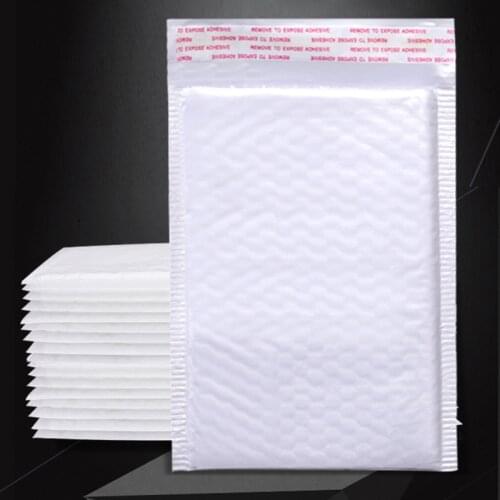 10pcs/Lot Foam Envelope Bags Self Seal Mailers Padded Shipping Envelopes With Bubble Mailing Bag Shipping Packages Bag White