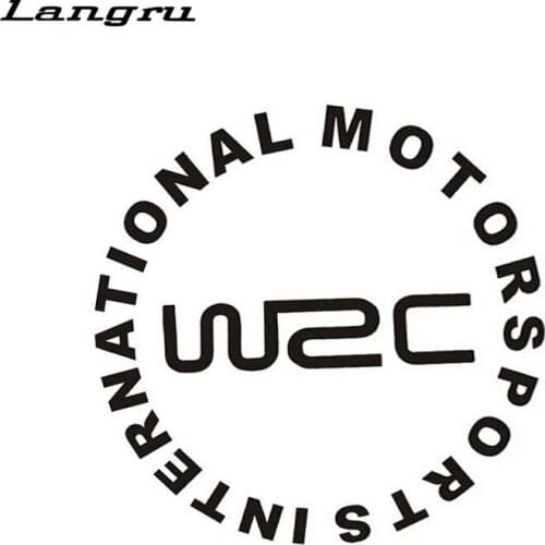 Langru Hot Sale Motorsports International Car Sticker Wrc World Rally Stickers Affixed Fuel Tank Cap Jdm