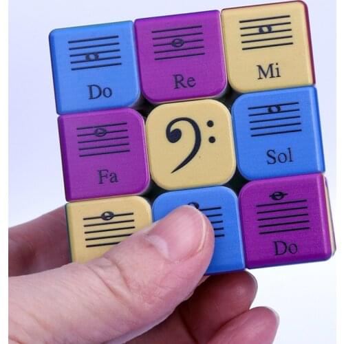 Magic Cube Magnetique Stress Reliever Toys Speed Cubes UV Printing Quabami Music Note Puzzle Cubes Fun Toys Anti AnxietyToys