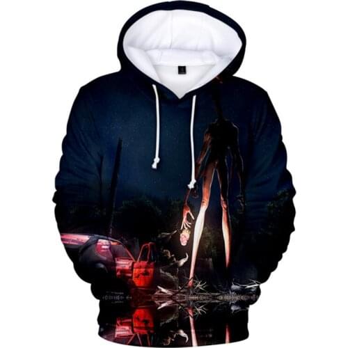 Mens Womens Hoodie 3D Printing Mermaid Head Game Horror SCP Fashion Pullover Harajuku Super Hoodie Boy Girl Jacket 2021