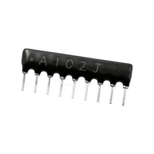 20pcs/lot exclusion 9pin A102J 1K A102 102 ohm 9A102J 9A102G 9A102 A102G Network Resistor array