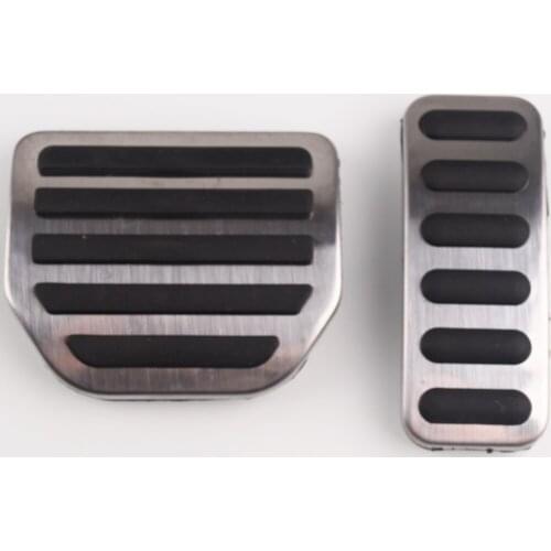 AT Brake Fuel Gas Accelerator Foot Pedal Cover For Land Rover Discovery 3 4 Range Rover Sport