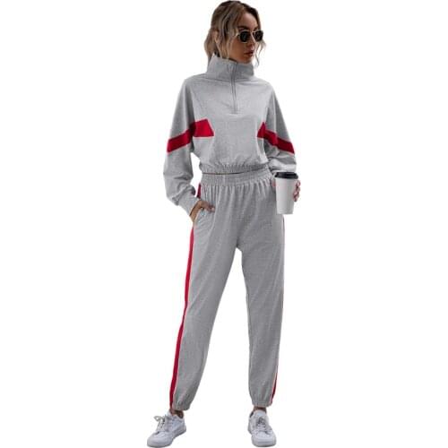 Yvlvol new women tracksuit 2 piece set winter autumn sportswear Womens Sports Suit Hooded Sweatshirt Set Female Winter Clothes