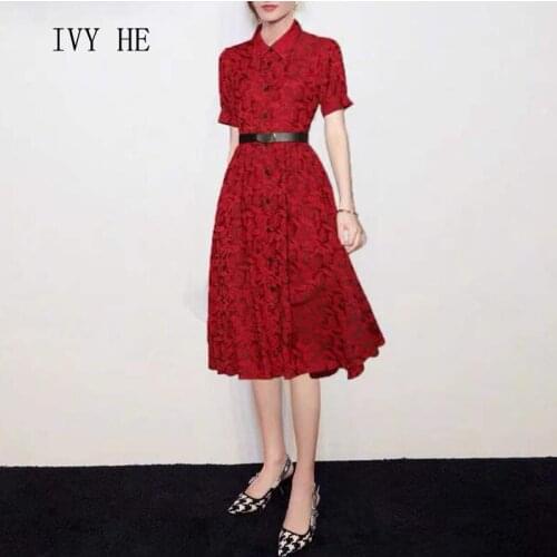 OULA`F Red Summer Dresses