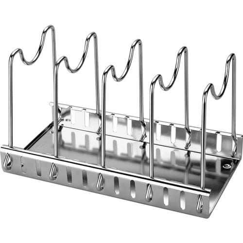 Zq Pot Cover Rack Sitting Floor Chopping Board Chopping Board Pot Storage Rack Holder