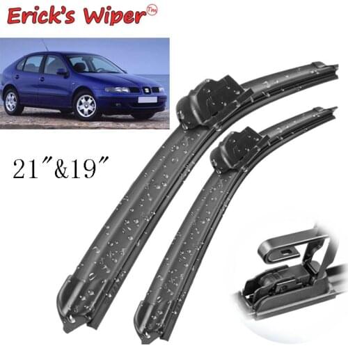 Ericks Wiper LHD Front Wiper Blades For Seat Leon MK1 2000 - 2005 Windshield Windscreen Front Window 21"+19"