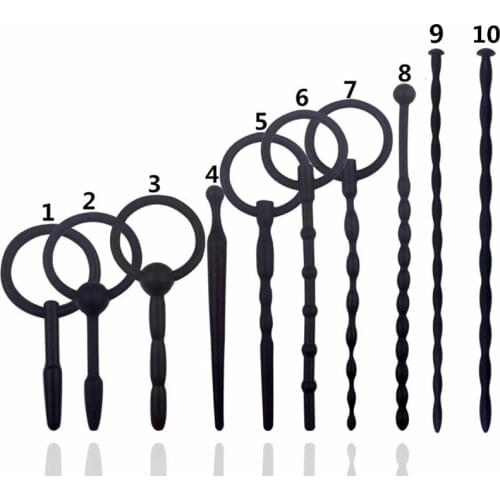Silicone Penis Toys Dilators Penis Plugs Adult Sex Toys For Men Gay Sounding Penis Plug Urethra Catheter Urethral Catheter