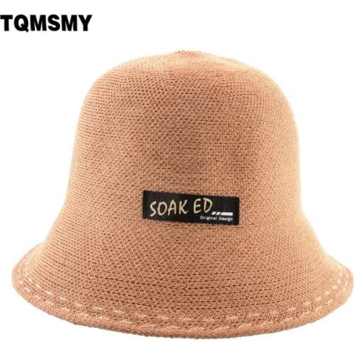 TQMSMY Womens Elegant Floppy Hat Outdoor Sun Protection Sun Hat Ladies Beach Casual Brim Cap Solid Color Straw Sunbonnet TME167