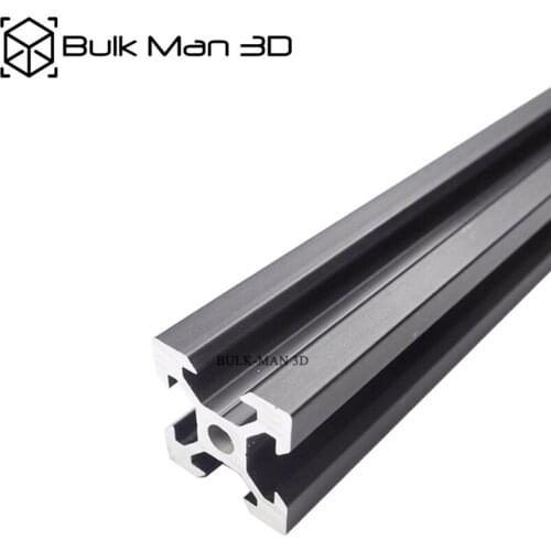V Slot 2020 Sliver/Black Anodized Linear Rail for 3D Printer,CNC Router,V Slot Rail,Aluminium Profile