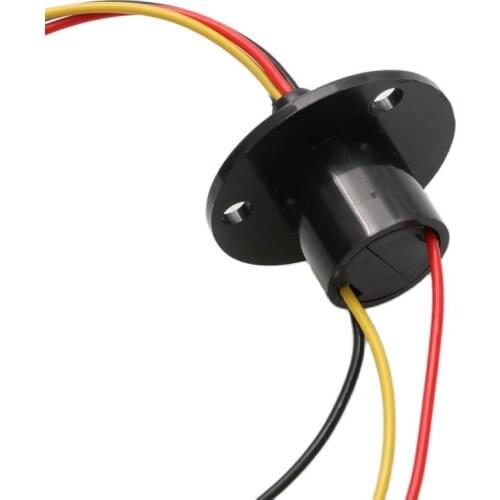 Wind Power 15A Large Current Slip Ring 2/3/4 Channels Conductive Slipring for DIY Children Excavator Toys Rotation Connector