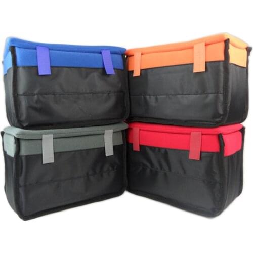 Waterproof Shockproof Camera Bag Padded Insert SLR Carry Case Pouch Holder Partition For SLR Canon Nikon Sony Camera Lens