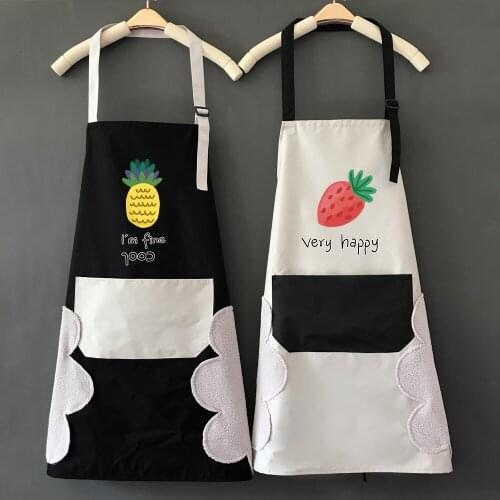 Waterproof and oilproof apron for men and women fashion custom printing