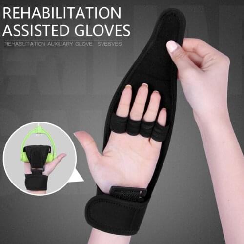 1PCS Effective Auxiliary Fixed Gloves Rehabilitation Training Tool Hand Fist Finger Gloves For Stroke Hemiplegia Patient