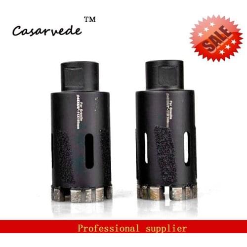 1-3/4 inch 45mm vaccum brazed protection diamond hole saw bit for dry drilling stone