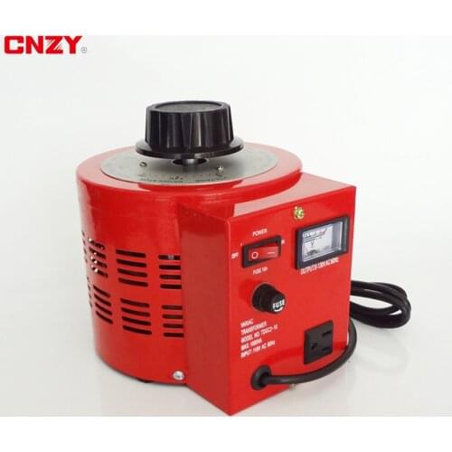 American standard voltage regulator 1000W single-phase input 110V output 0-130V adjustable power supply