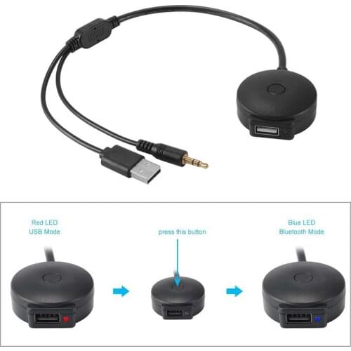 3.5mm USB Male To Female Audio Aux Adapter For Car BMW Mini Cooper