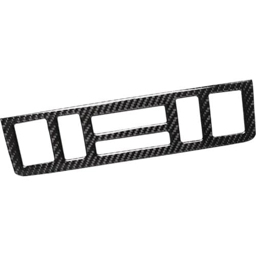 Car Carbon Fiber Central Panel Console Sticker, For BMW E46 3 Series1998-2005 Car Accessories