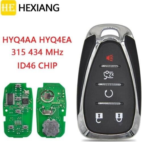 HE Xiang Car Remote Key For Chevrolet Camaro Equinox Cruze Malibu Spark HYQ4EA 315 434MHz ID46 Replace Smart Control Key
