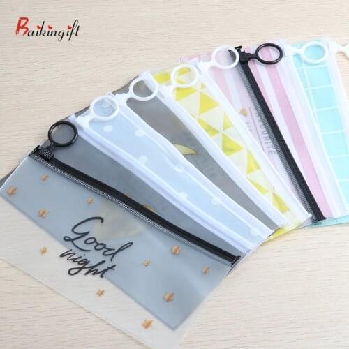 Baikingift Transparent Pencil Cases