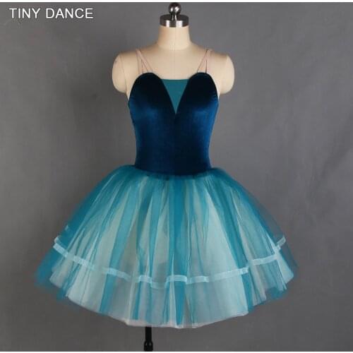 Adult Girls Ballet Dance Tutu Costumes Velvet Bodice Leotard Dress Romantic Tutu Skirts Puffy Ballerina Skirt for Teens 21252