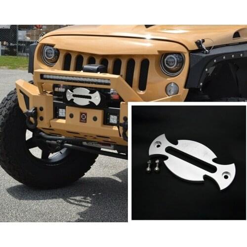 AluminiumAlloy Winch Capstan Rope Guide Holder for Jeep Wrangler JK JL 2007-2018