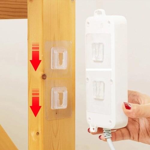 Double-Sided Adhesive Wall Hooks Hanger Strong Transparent Suction Cup Wall Holder For Kitchen dubbelzijdig klevende haken