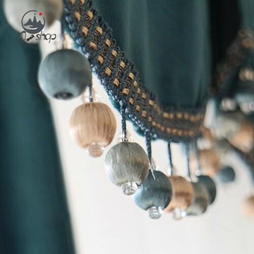 AS Nordic Modern Minimalist Light Luxury Velvet High-end Home Decoration Customization Curtains for Living Dining Room Bedroom