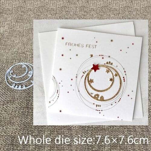 New Design Craft Metal Cutting Die cut dies star house circle decoration scrapbook Album Paper Card Craft Embossing die cuts
