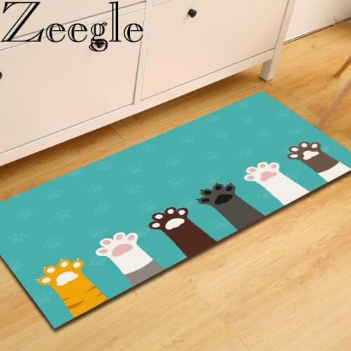 Cartoon Kids Bedroom Bedside Floor Mats Front Door Mat Outdoor Welcome Entrance Doormat Flanne Anti Skid Kitchen Carpet Mats