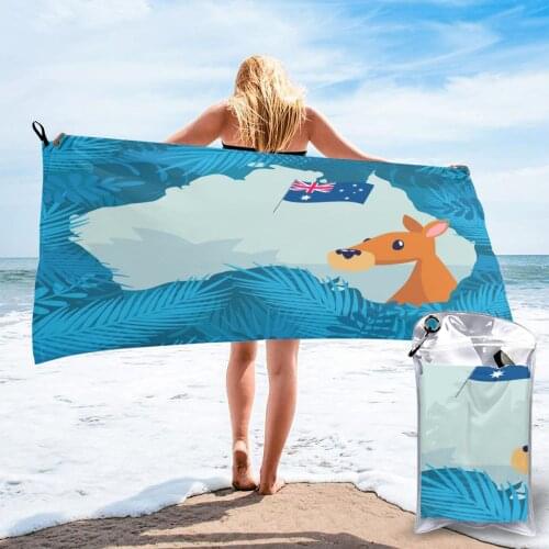 Bathing Towel Australia Day Bath Wearable Towel Dress Fast Drying Beach Spa Magical Nightwear Sleeping